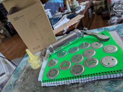 Máquina manual prensa de galletas/galletas Foto 1 de 4