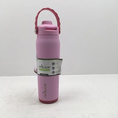 Vaso Aura Reducir 26 oz, rosa, tapa abatible con bloqueo, mango adicional, modelo de exhibición Foto 1 de 4