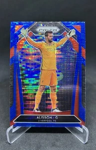 2020-21 Panini Prizm Premier League Alisson Becker Blue Pulsar Prizm #241 - Picture 1 of 2