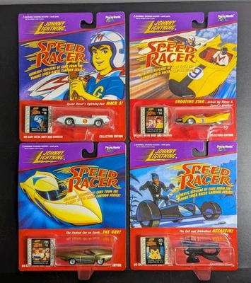 Johnny Lightning (1997) Speed Racer Collectors Edition Complete Set Of 4 - 1/64 - Image 1 of 4