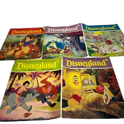 Lote De Colección Años 70 De 5 Revistas Disneyland Principiantes Lectores Números 10, 30, 46, 52, 63 Foto 1 de 4