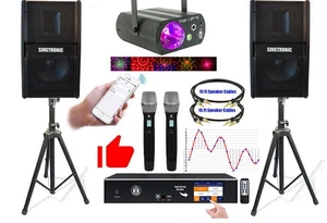 Singtronic 2500W Youtube Complete Karaoke Machine System w/ Bluetooth - Picture 1 of 9