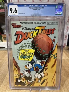 cgc 9.6 disney ducktales 10 comic  1989 Graded Rare Low Pop Cartoon Gladstone - Picture 1 of 5