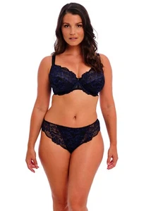 FANTASIE EMMALINE MIDNIGHT UNDERWIRE SIDE SUPPORT BRA & BRIEF SET SIZE 32F / 10F - Picture 1 of 1