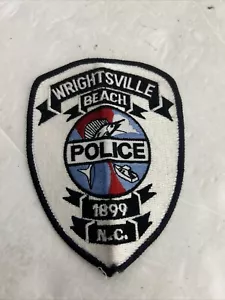 WRIGHTSVILLE BEACH NORTH CAROLINA POLICE Patch N.C USA Obsolete Original - Picture 1 of 8