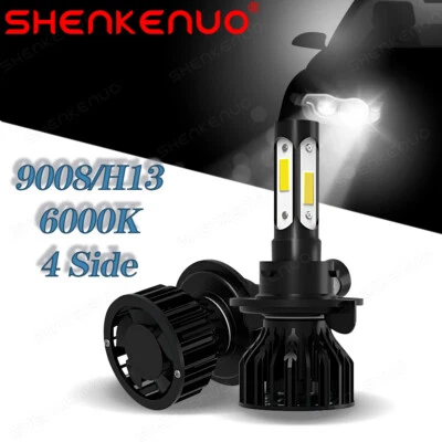 Kit faros LED H13 9008 para Ford Econoline Van 2010 2011 2012 2013 2014 blanco Foto 1 de 4