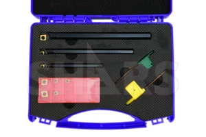 3PCS SCLCR Indexable Boring Bar Set 5/16 3/8 1/2" + 8 CCMT Insert S] - Picture 1 of 11