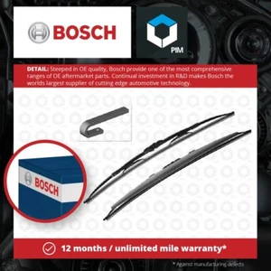 2x Wiper Blades (Pair) SP24/18S 3397001870 Bosch Super Plus 600/450mm 24/18 inch - Picture 1 of 2