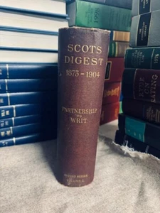Scots Digest 1873-1904 Second Series Volume 2 - Picture 1 of 1