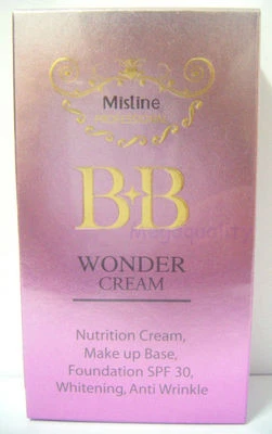 BB Mistine Wonder Cream Makeup Base Primer Foundation SPF30 Anti-Wrinkle 15 g. - Image 1 of 4