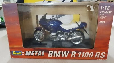 REVELL BMW R1100 RS 1/12  CON BOX  RARO SCALA 1/15.NO POLISTIL MAISTO  WHEELS - Immagine 1 di 4