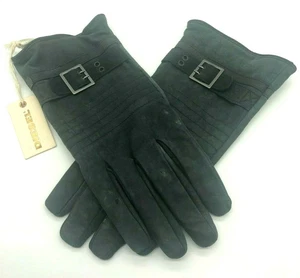 Guantes DIESEL para Hombres Cuero de Oveja Genuino Invierno Térmicos Suave Conducción PVP £150 - Imagen 1 de 4