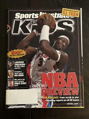 Revista Sports Illustrated for Kids - Edición de noviembre de 2004 con portada de Ben Wallace Foto 1 de 2