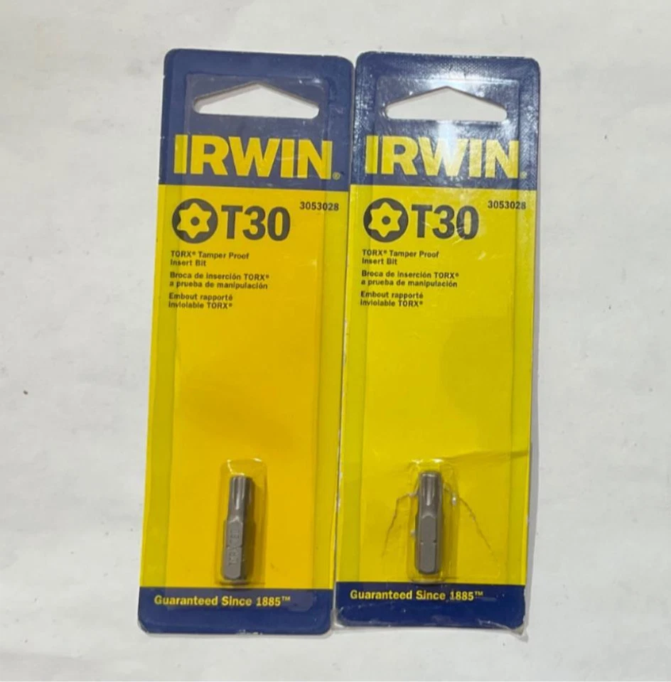 Irwin 3053028 T30 Torx 1" insert bit 2pcs #I-15 - Image 1 of 1