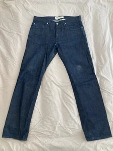 MARC by Marc Jacobs Uniform Fit Blue Selvedge Jeans 32x34 - Imagen 1 de 8