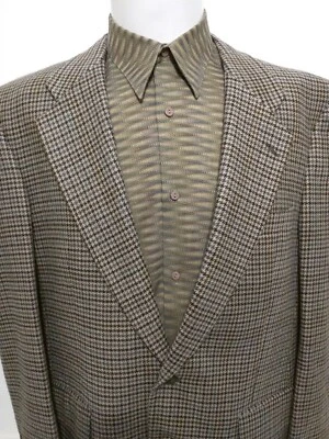 Pata de gallo verde azul marrón Burberry para hombre talla 38R Foto 1 de 4
