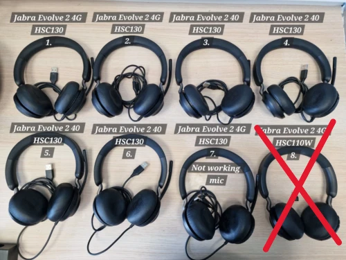 Jabra Evolve 2 Headphones Wired Wireless - Image 1 of 4