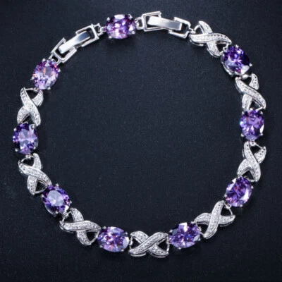 Elegante Pulsera Champgagne Circón Cúbico Cristal Austriaco Dije para Novias Mujeres Foto 1 de 4