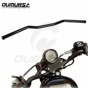 Manillar de arrastre de motocicleta de 1" para Harley Bobber Chopper Cruiser negro - Imagen 1 de 12