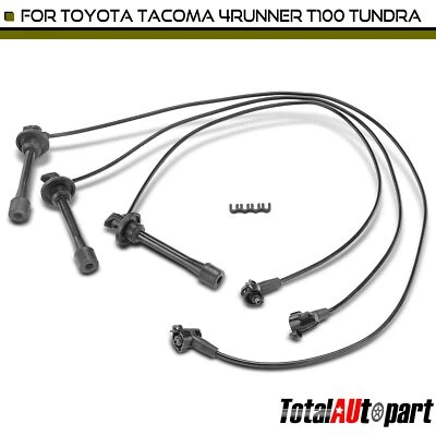 Juego de 3 cables de bujía para Toyota Tacoma 1995-2004 Tundra 2000-2004 4Runner 3,4 L Foto 1 de 4