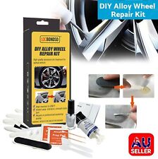 Silver Alloy Wheel Rim Repair Kit Car Kerb DIY Damage Scuffs Scrape Car Fix Tool