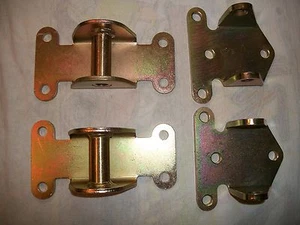 SOPORTES DE MOTOR DE ACERO SÓLIDO CHEVY DE BLOQUE PEQUEÑO DE CARRERAS DE ALTO RENDIMIENTO SBC 1958 UP - Imagen 1 de 3