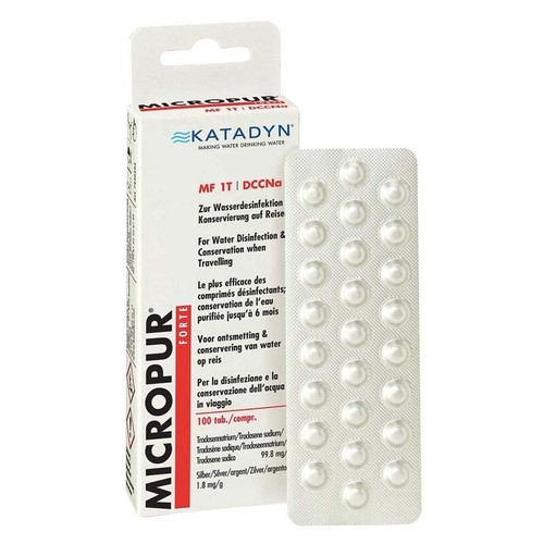 Katadyn Micropur Forte Tablet MF 1T 100 Water Purification Tablets eBay