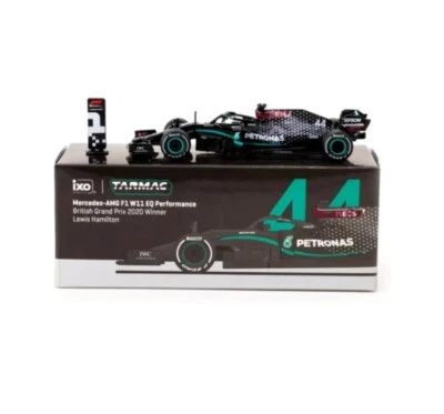 TARMAC WORKS 1:64 scale Mercedes-AMG F1 W11 EQ performance British grand prix    - Image 1 of 4