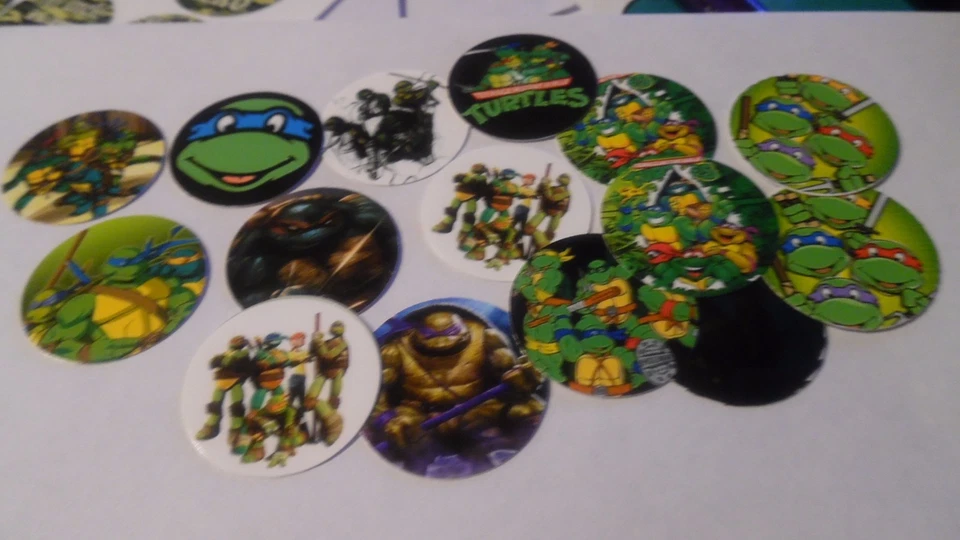 Imágenes de tapa de botella de una pulgada precortadas tortugas ninja mutantes adolescentes envío gratuito Foto 1 de 1