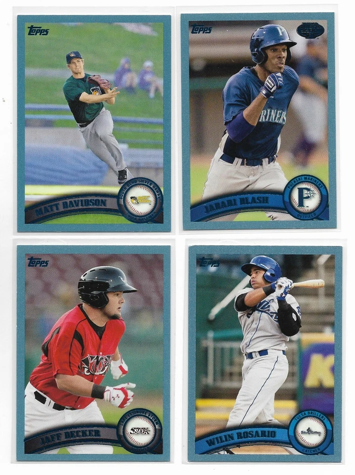 2011 Topps Pro Debut BLUE Pick-A-Parallel Davidson Blash Decker Wilin Rosario #d - Image 1 of 1
