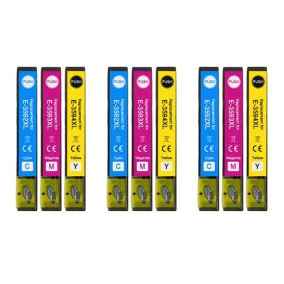 9 C/M/Y Tintenpatronen (Set) für Epson Workforce Pro WF-4720DWF & WF-4725WF  - Bild 1 von 4