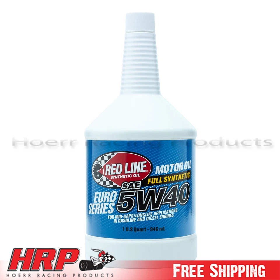 Aceite de motor sintético Red Line 12404 5W40 serie Euro - 6 cuartos Foto 1 de 1