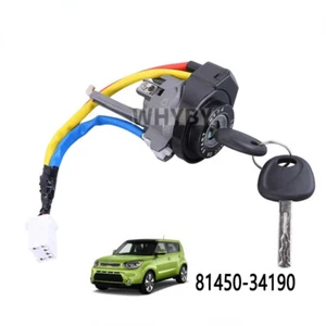Nuevo para 14-19 KIA Soul interruptor de encendido cilindro de bloqueo con 2 llaves juego 81450-34190= - Imagen 1 de 4
