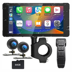 5.5" Motorcycle Dashboard Touch Screen 1080P HD Motorcycle Camera For Motorbike - Picture 1 of 6