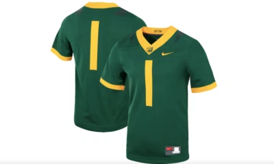 NWT Youth Large #1 Baylor Bears Nike Untouchable Football Jersey Green Kids Boys - Image 1 of 4