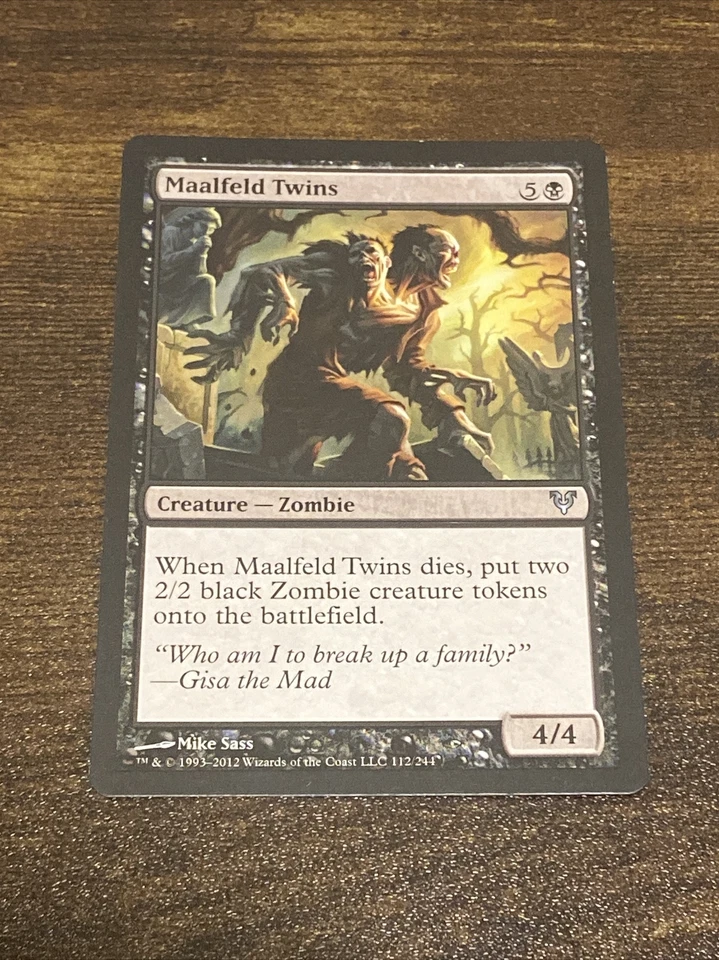 Maalfeld Twins 112/244 Avacyn Restored Magic The Gathering MTG D6636* - Image 1 of 1