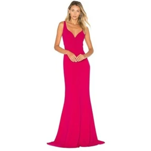 Jill Jill Stuart Dress Sleeveless Full Length Gown Wild Rose Pink Size 6 Revolve - Picture 1 of 6