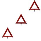 Pack de 3 triangles d'avertissement routier panneau réfléchissant voiture parking signal d'avertissement symbole