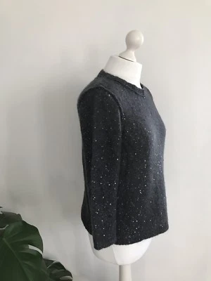 Jigsaw 🌸 Grey Jumper Size M #B - Image 1 of 4