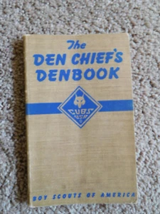 SCOUT BSA 1945 DEN CHIEF'S DENBOOK BOOK PUBLICATION PRINTING CUBBING MANUAL - Bild 1 von 4