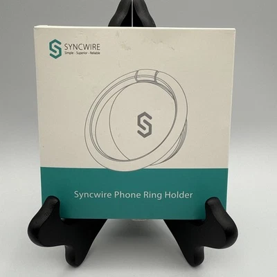 Phone Ring Holder / SYNCWIRE / Model SW-RH424 / Black / NEW - Image 1 of 4
