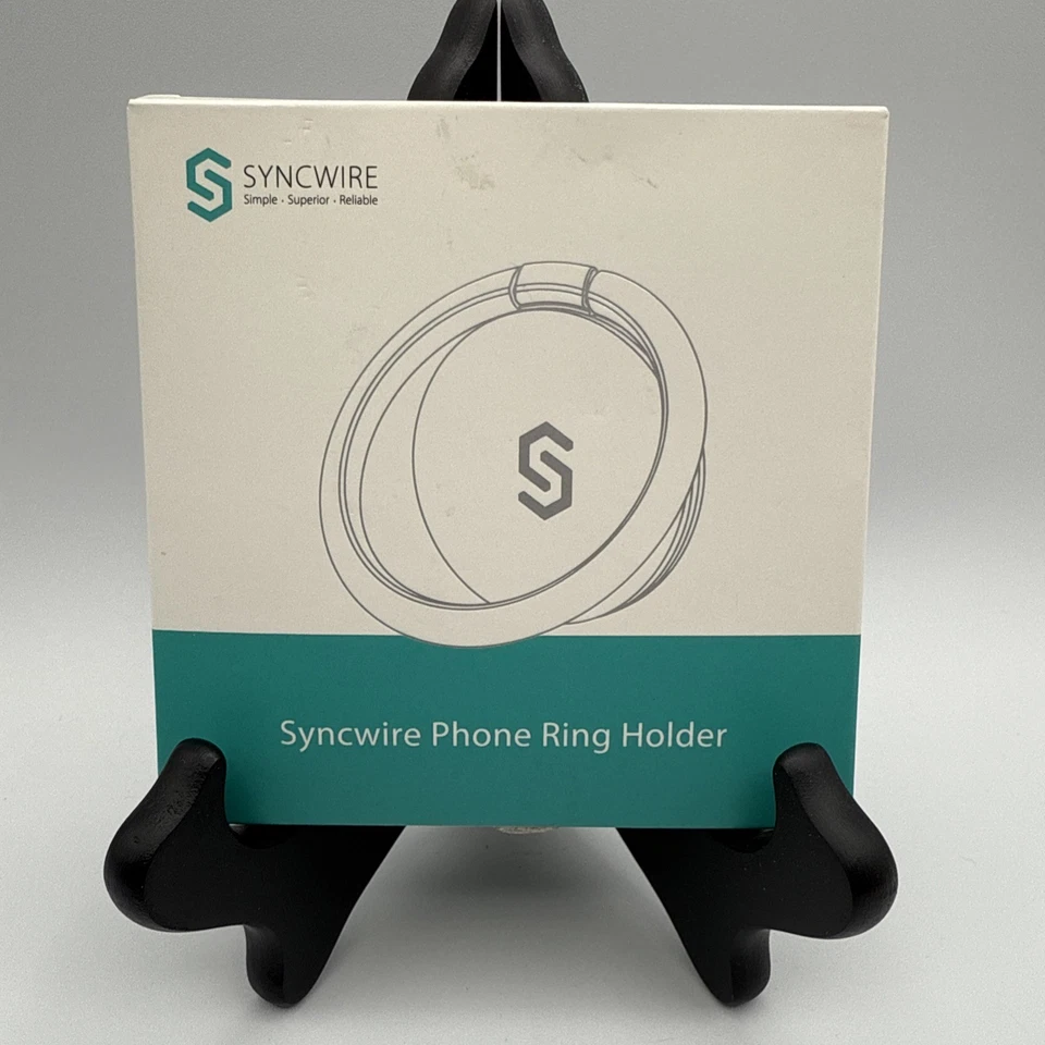 Phone Ring Holder / SYNCWIRE / Model SW-RH424 / Black / NEW - Image 1 of 4