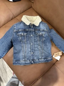 Polo Ralph Lauren Fleece Lined Trucker Jacket Denim Kids Size 6. New w/tags - Picture 1 of 4