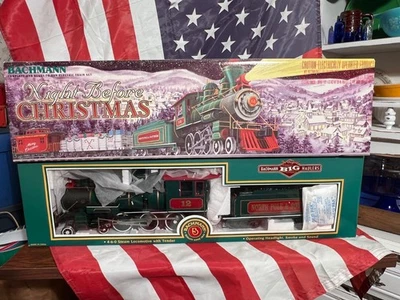 BACHMANN BIG HAULERS NIGHT BEFORE CHRISTMAS LARGE SCALE ELECTRIC TRAIN SET - Image 1 of 4