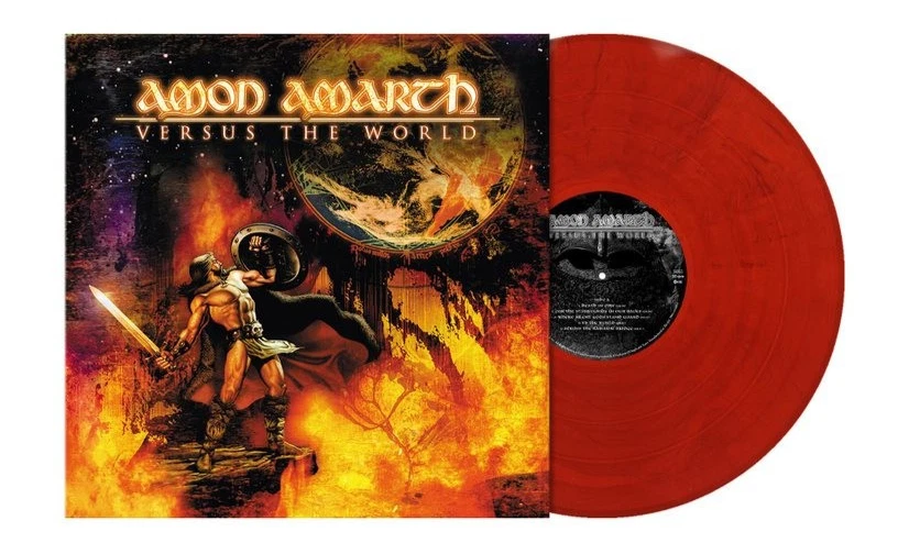 AMON AMARTH - Versus The World LP crimson red marbled Vinyl NEUWARE - Bild 1 von 1