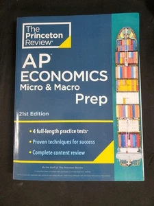 AP Economics Micro & Macro Prep 21st Edition 4 Practice Tests Princeton Review - Imagen 1 de 2