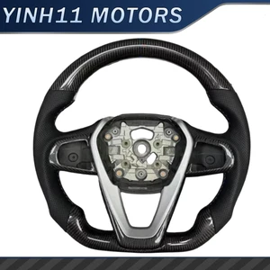 For BMW 3/5 Series G20 G21 G28 G30 G31 G38 Real Carbon Fiber Steering Whee - Picture 1 of 7