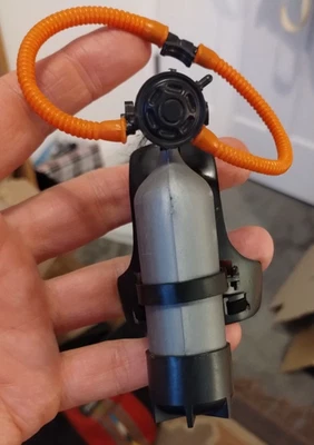 Action Man Vintage Palitoy Underwater Explorer aparato de respiración (MSB) Foto 1 de 4