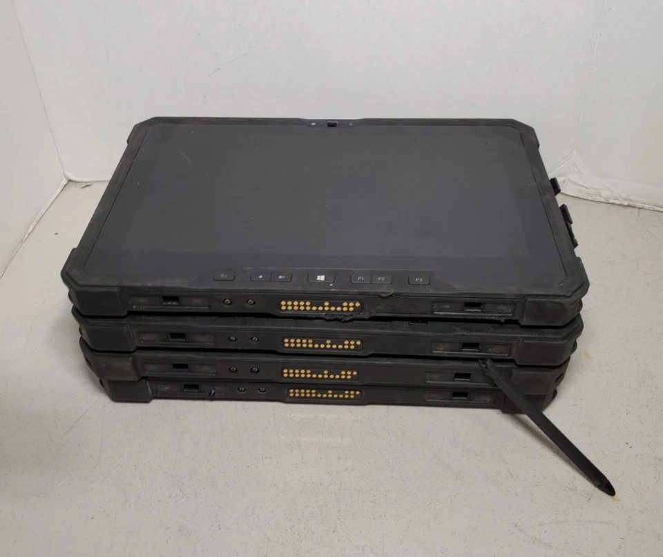 Lot of 4 Dell Latitude 12 Rugged 7202 11.6" M-5Y10c 4GB No SSD/OS! NO BOOT! #69 - Image 1 of 4
