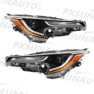 Headlights Pair LED Headlamps Left+Right For 2023 2024 Toyota Corolla L LE Base - Picture 1 of 6